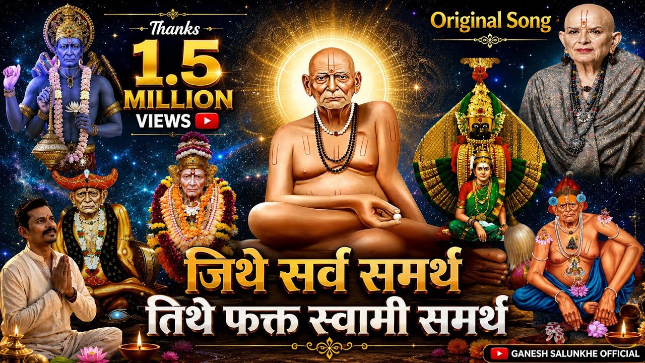 Swami Samarth Song | Jithe Sarv Asamarth | Marathi Song| Ganesh Salunkhe Official 
