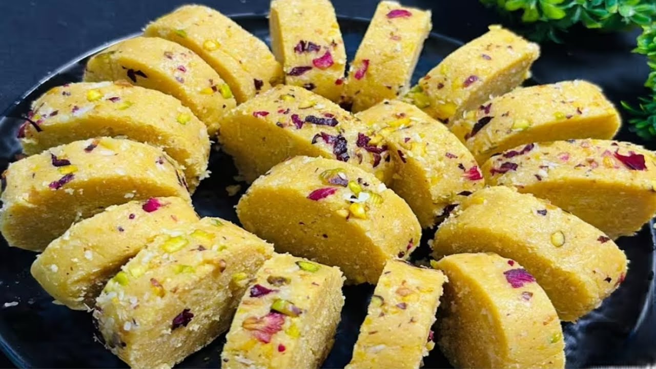 ना पकाना ना भूनना सिर्फ 10 मिनट में बिना गैस जलाए बनाओ शानदार हेल्थी और टेस्टी मिठाई | mithai Recipe