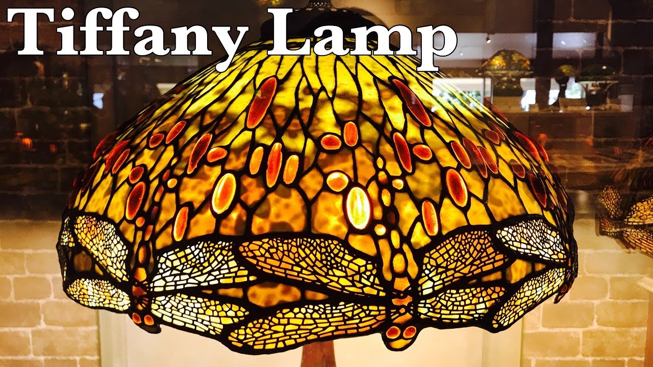 【Stained Glass】 Tiffany Lamp video.(Part1)　ティファニーランプの動画。(前編）