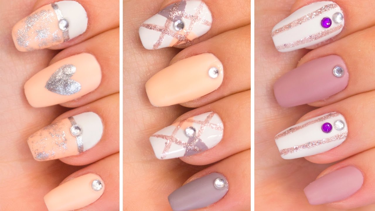 3 UNHAS DECORADAS FÁCEIS E NEUTRAS PARA INICIANTES | Jana Taffarel