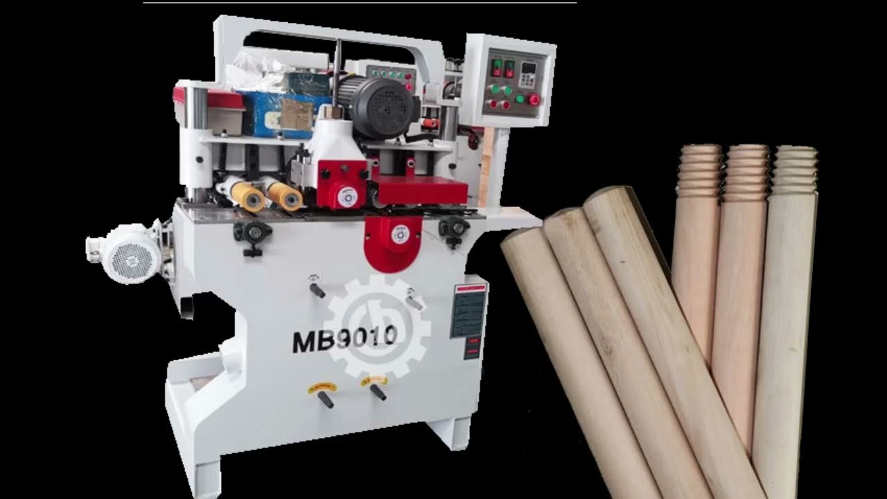 Multiple Type Wood Round Rod Mop and Broom Handle Making machine