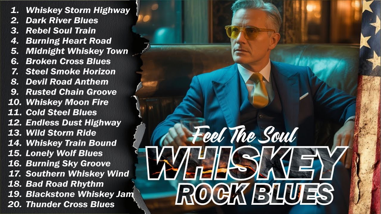 🥃 Whiskey Blues Rock 🍂 The Best of Classic Blues Songs | Relaxing Guitar & Soulful Rock Music