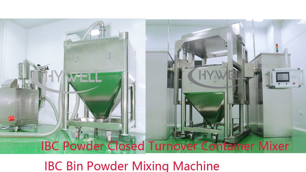 Closed Turnover Powder Mixer, Closed Powder Mixing Machine, enclosed powder Blender