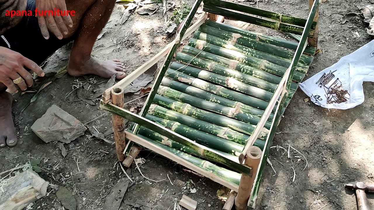 Bamboo ka jhula banane ka sabse aasan tarika। बास का झूला बनाने का सबसे आसन तरीका।