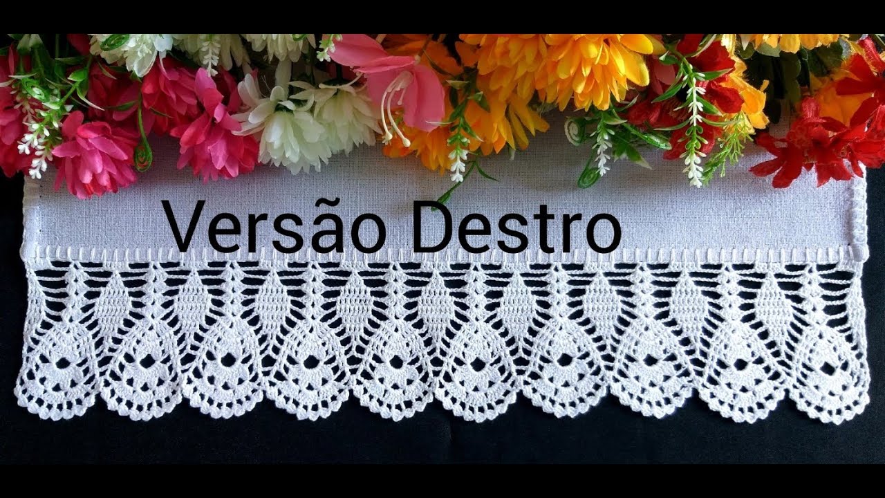 #BarradoemCrochê Nº 124 Versão Destro