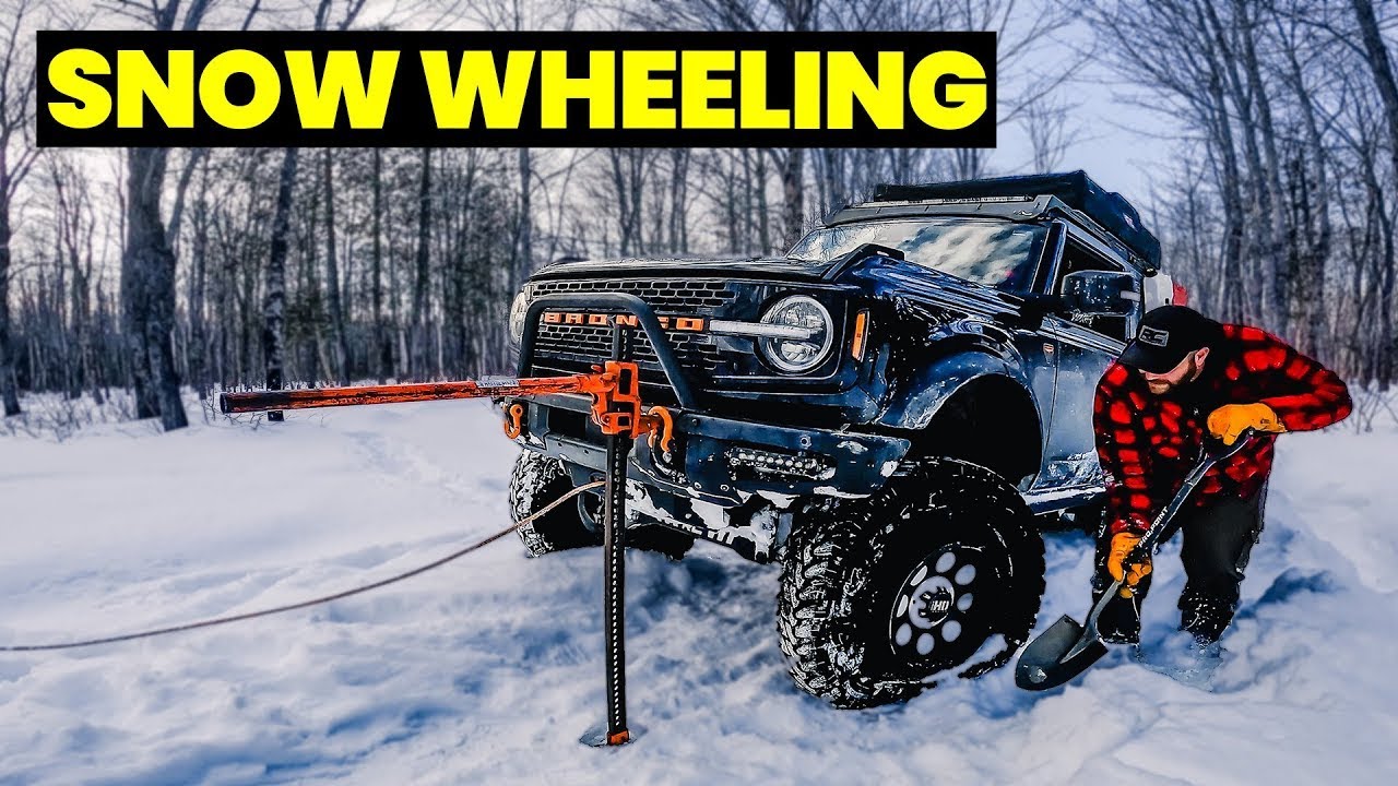 Ford Bronco Snow Wheeling: безумное количество выходов на бездорожье