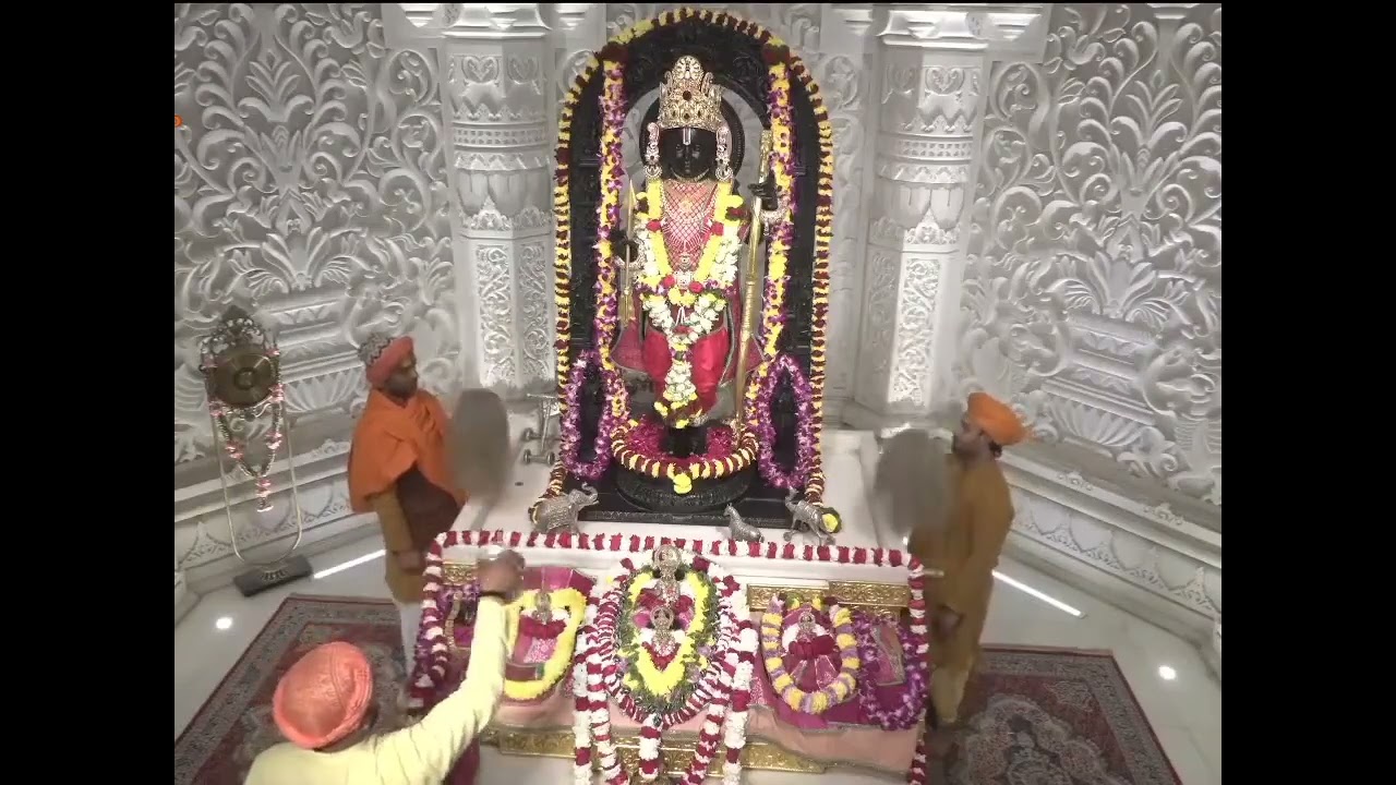 #श्री #रामलला #रामजन्मभूमि मंगला श्रृंगार आरती दर्शन दिनांक–01-02-26 रविवार #viral #video #ram