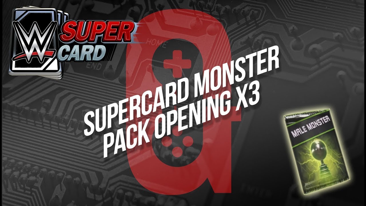 WWE SuperCard - Monster Packs Opening X3 👍🏻