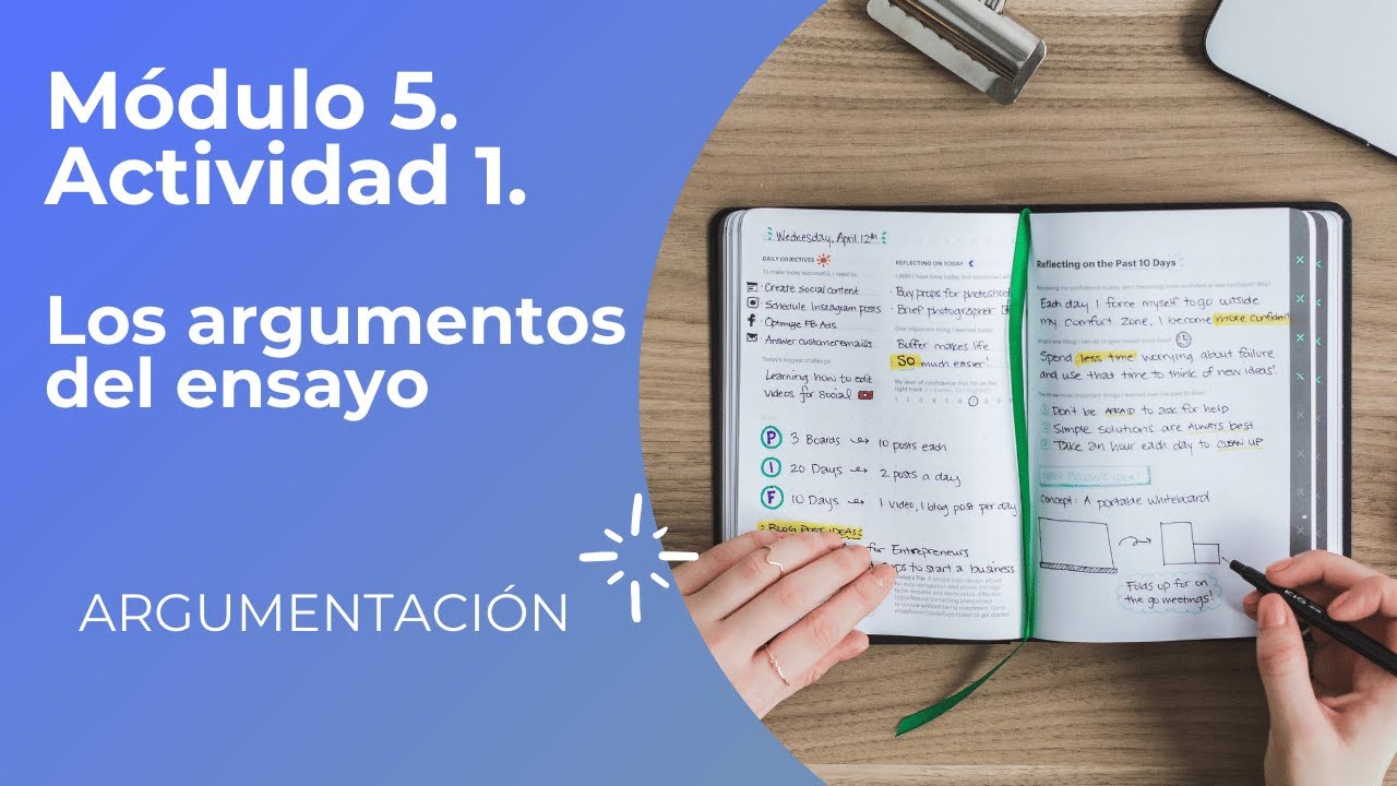 Módulo 5. Actividad integradora 1. Los argumentos del ensayo | Clases Drusila 😺