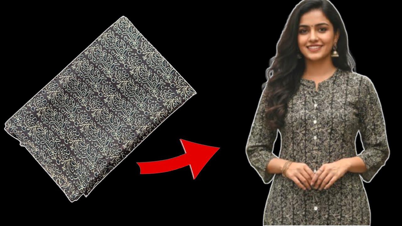 Round Collar Kurti Cutting And Stitching | റൗണ്ട് കോളർ ഷോർട്ട് ടോപ്പ് 