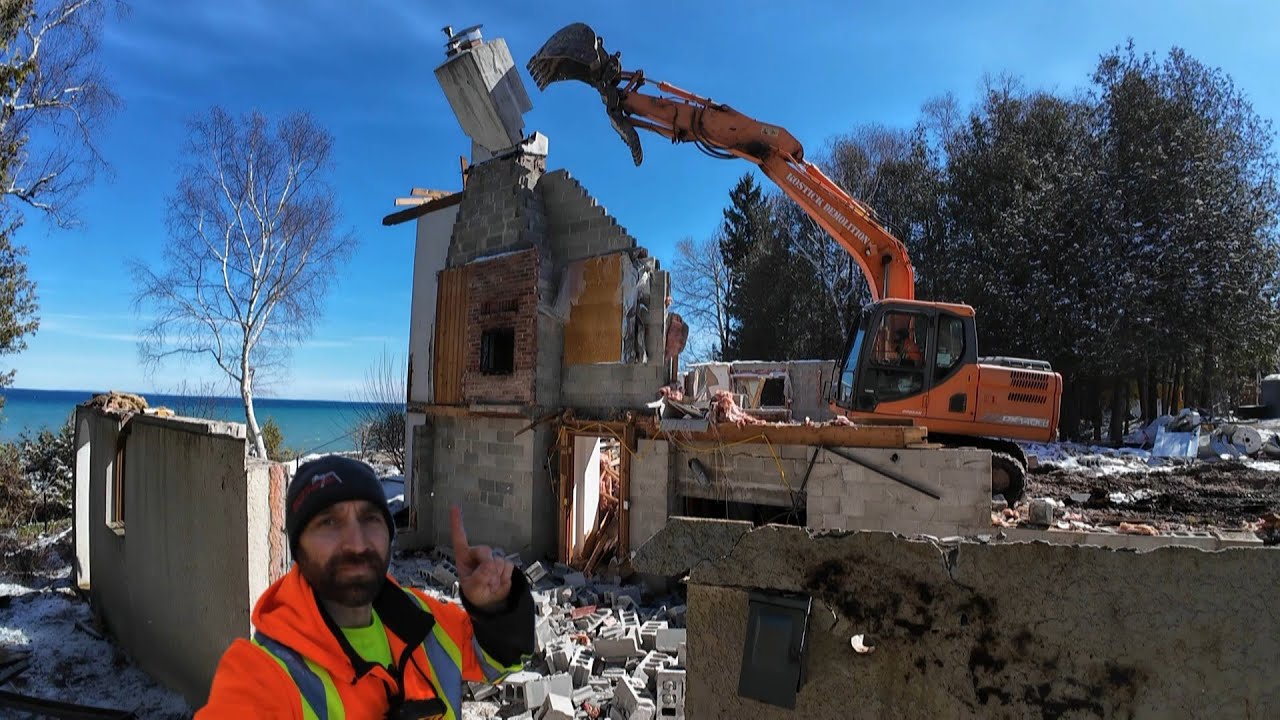 2 Story Water Front House Demolition #3-2025