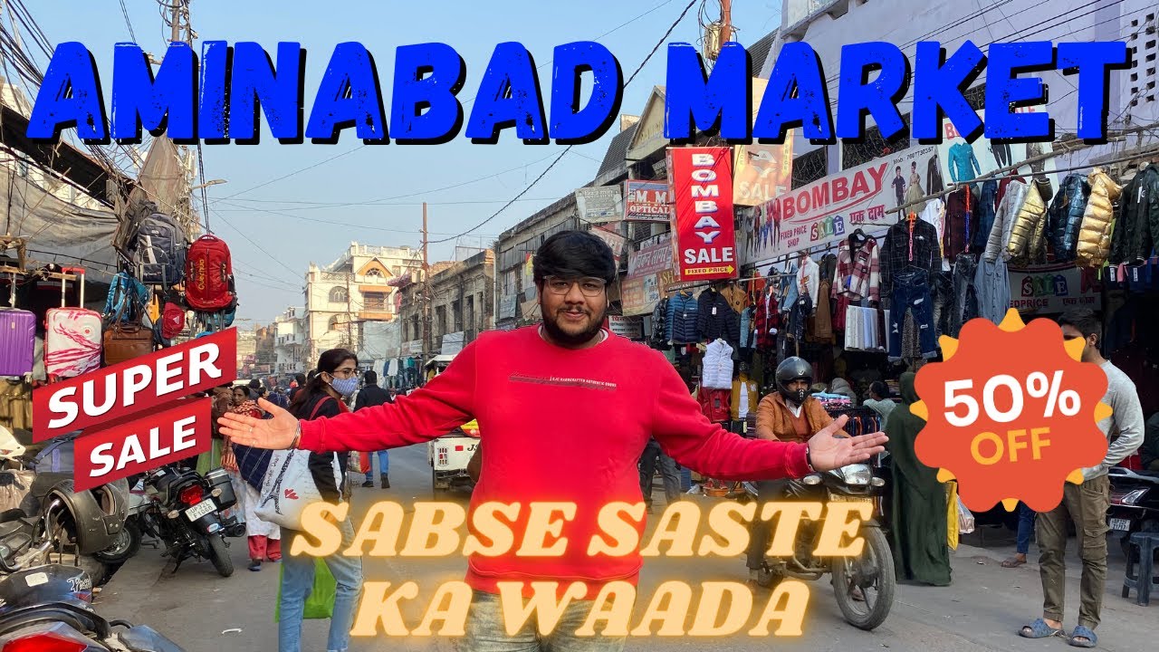 Aminabad Lucknow | विंटर शॉपिंग स्पेशल | Pura Aminabad Market in One Video | Pranzo Sideona PS