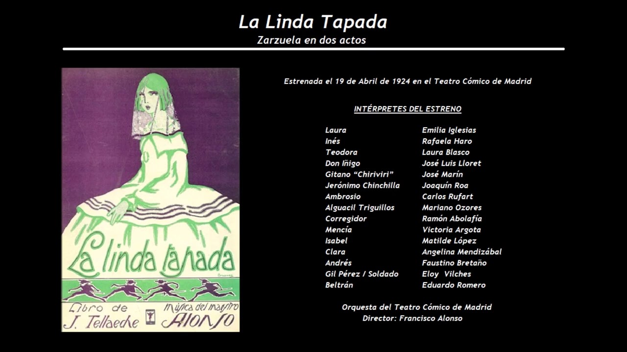 La Linda Tapada - Pasacalle de estudiantes y mozas 'Moza de Salamanca' (1959) - Rosita Montesinos