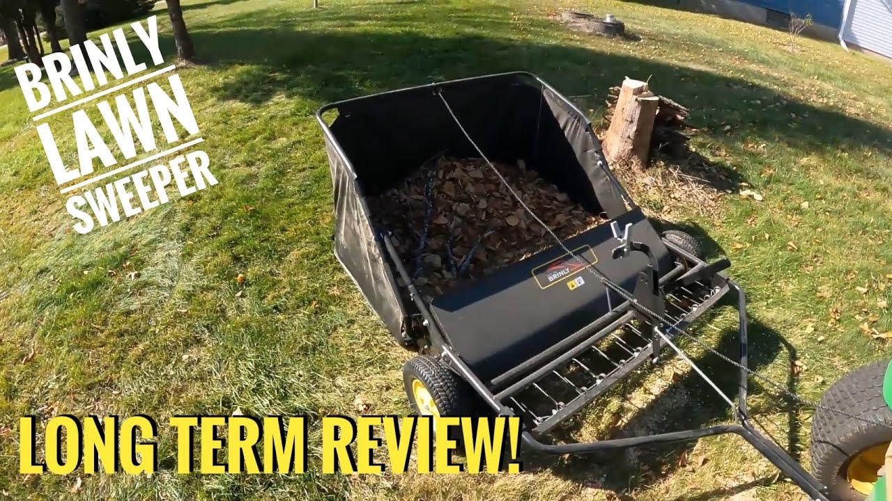 Brinly Lawn Sweeper STS-42BHDK Long Term Review!