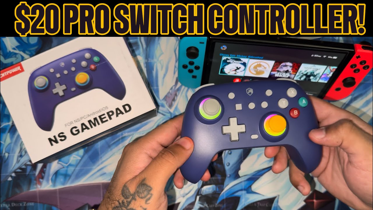 In Depth Overview - Is It Worth It!?? $20 Pro Switch Controller From Amazon!