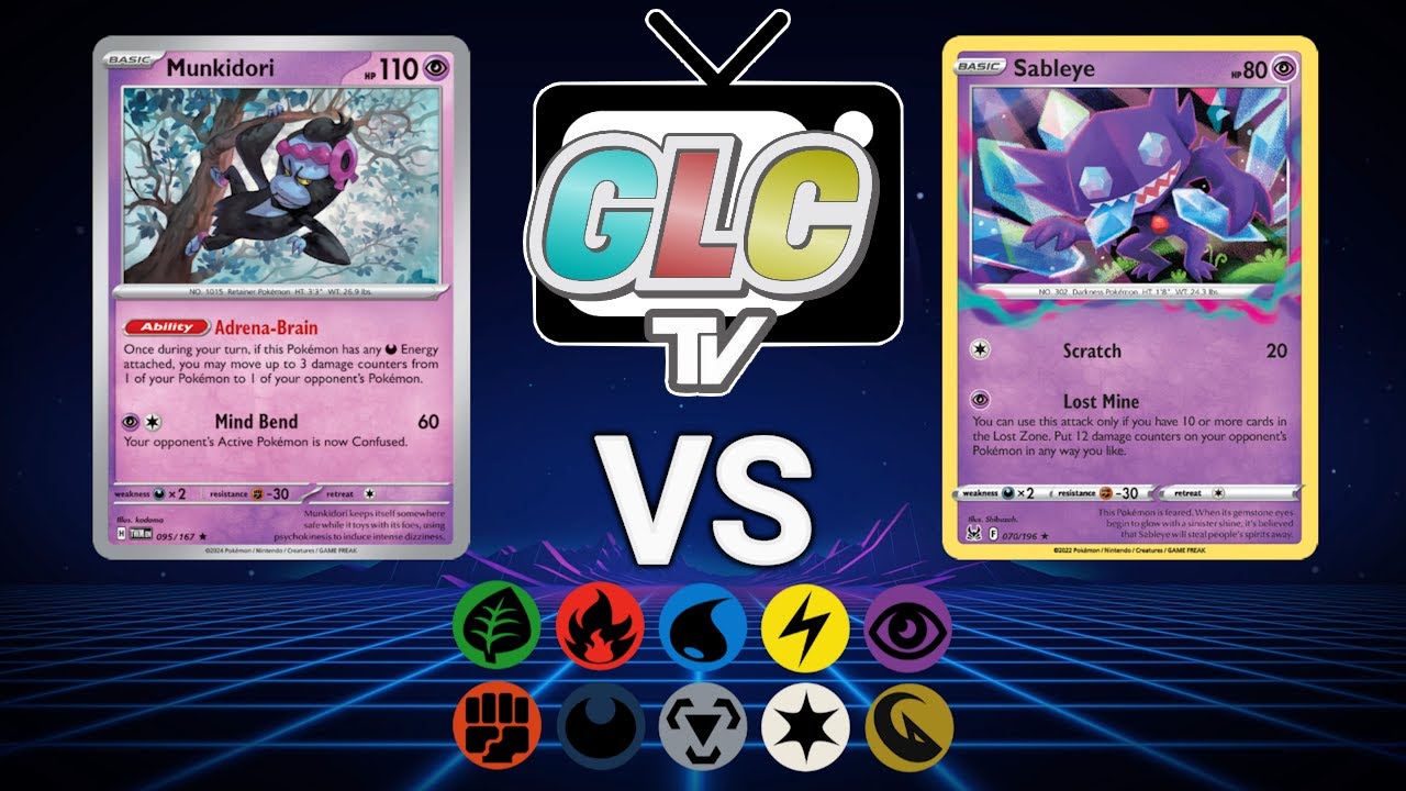 Lost Zone Psychic vs Munkidori Psychic - Pokemon TCG GLC Gameplay