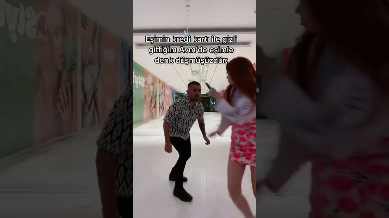 Kartımı gizlice alan eşimi AVM'de tek d&uuml;ş&uuml;rm&uuml;ş&uuml;md&uuml;r #shorts