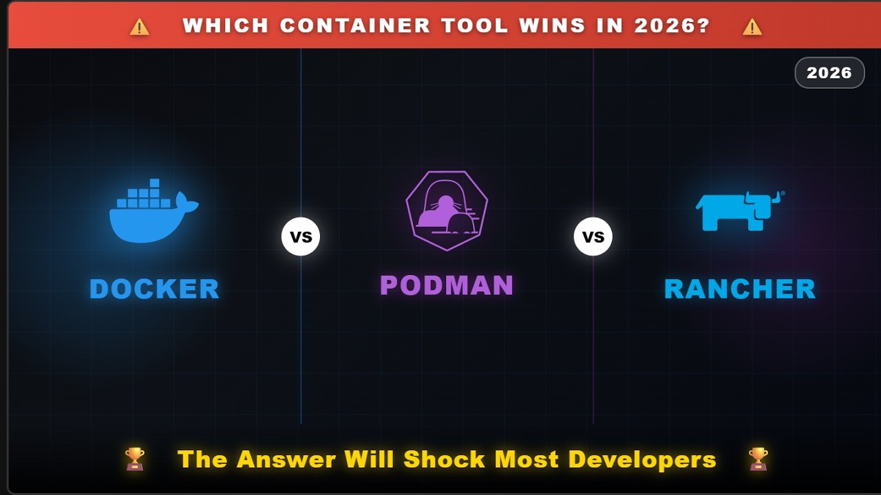 Docker против Podman против Rancher: правда 2026 года