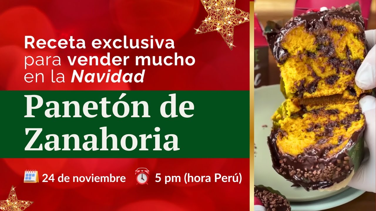 Cómo hacer Panetón de Zanahoria