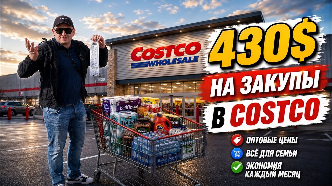 Family shopping at Cosco. Prices in Canada 2026 | Семейная закупка в Costco | Цены в Канаде 2026