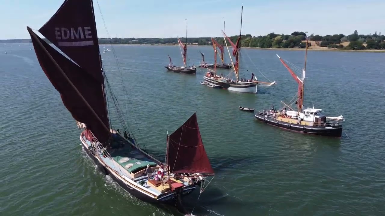 Pin Mill Thames Sailing Barge Race 2022 60th Anniversary