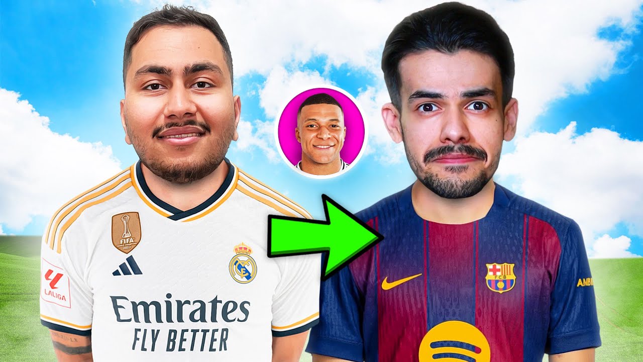 چالش کریر مود بارسا رئال دنی پینکمن و حسام سم اسنو 😍🔥 FC 25 Career X Sam Snow