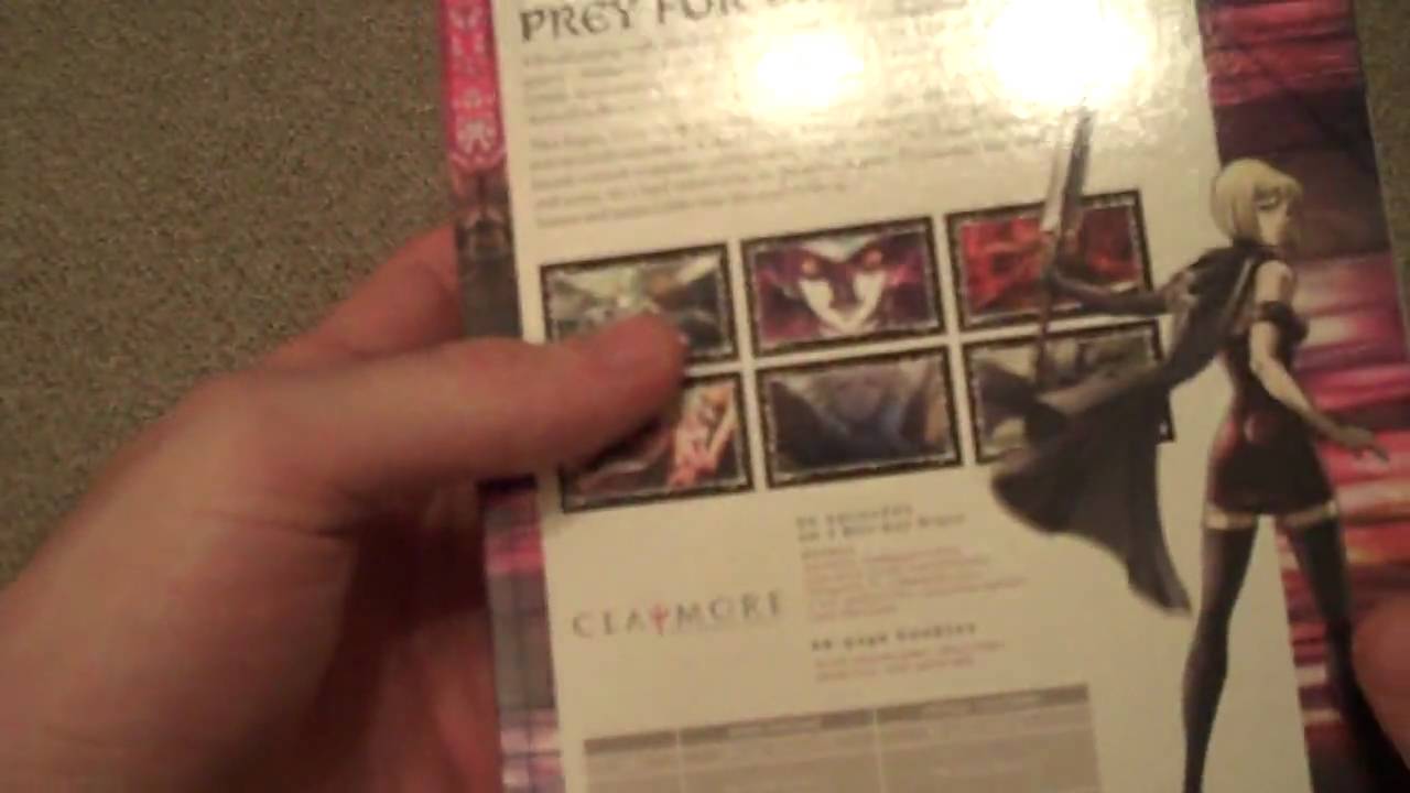 Claymore Complete Series Blu-ray Unboxing