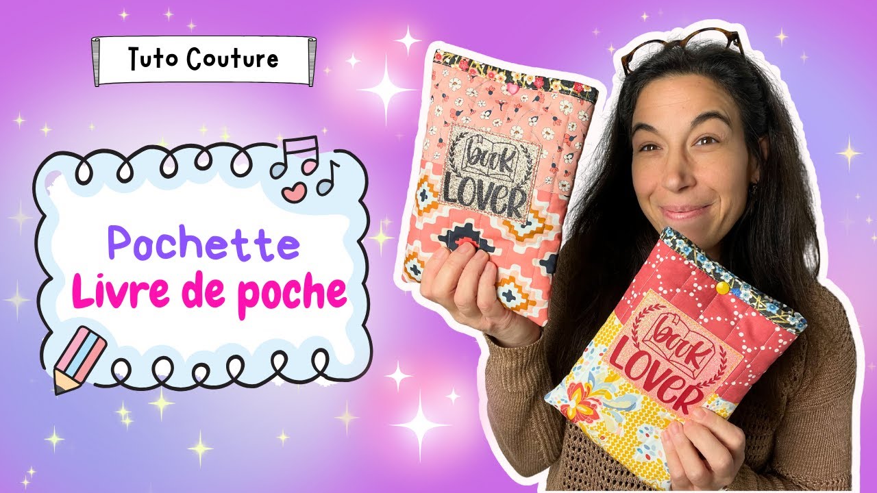 Coudre une pochette à livre de poche #tutocouture