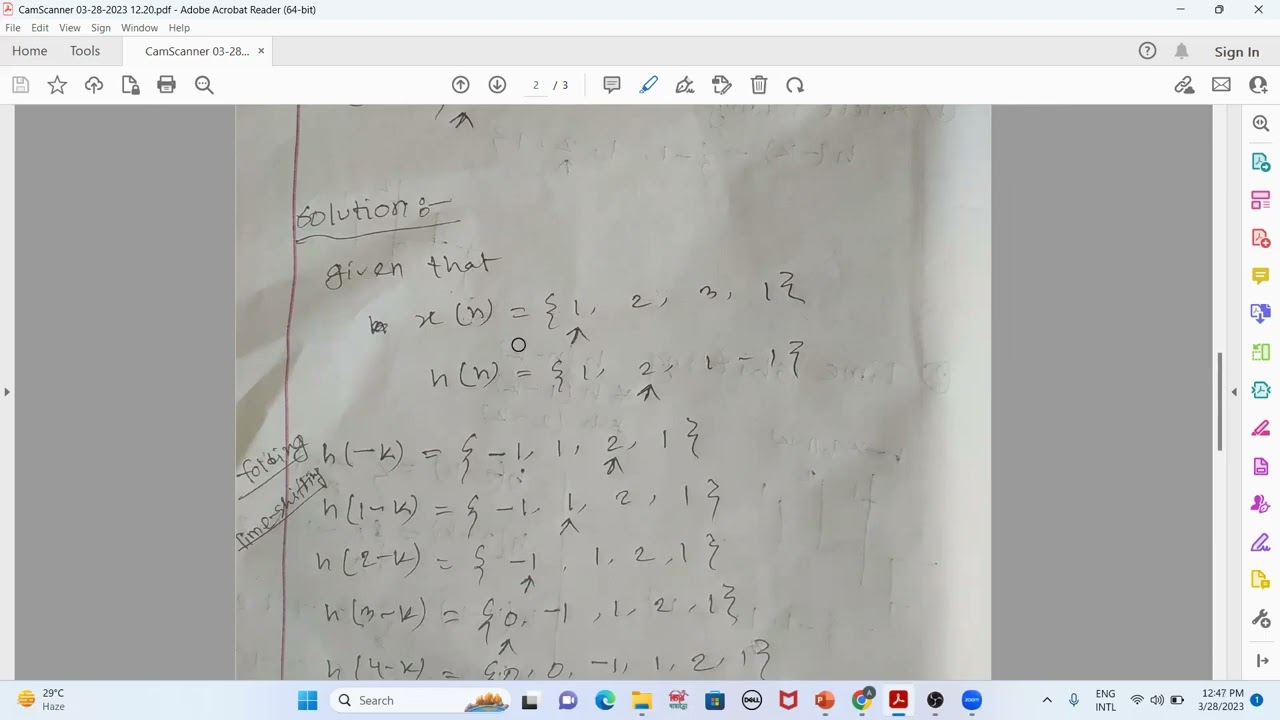 convolution  math bangla. #important #math for #DSP