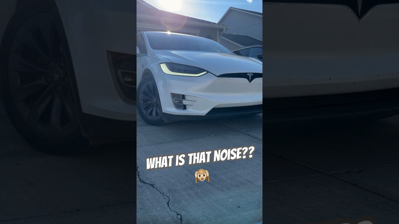 Suspension noise - Tesla Model X 😳 #mobilemechanic #shorts #fyp