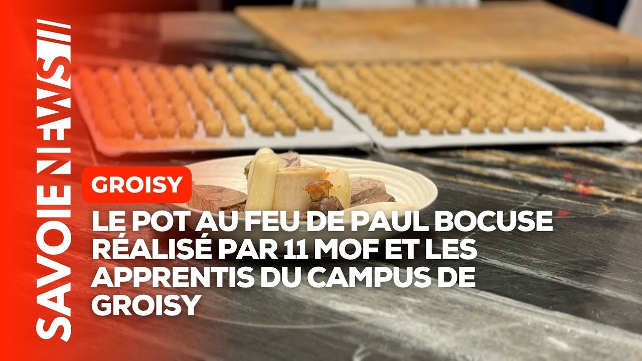 Le pot au feu de Paul Bocuse réalisé par 11 MOF et les apprentis du Campus de Groisy