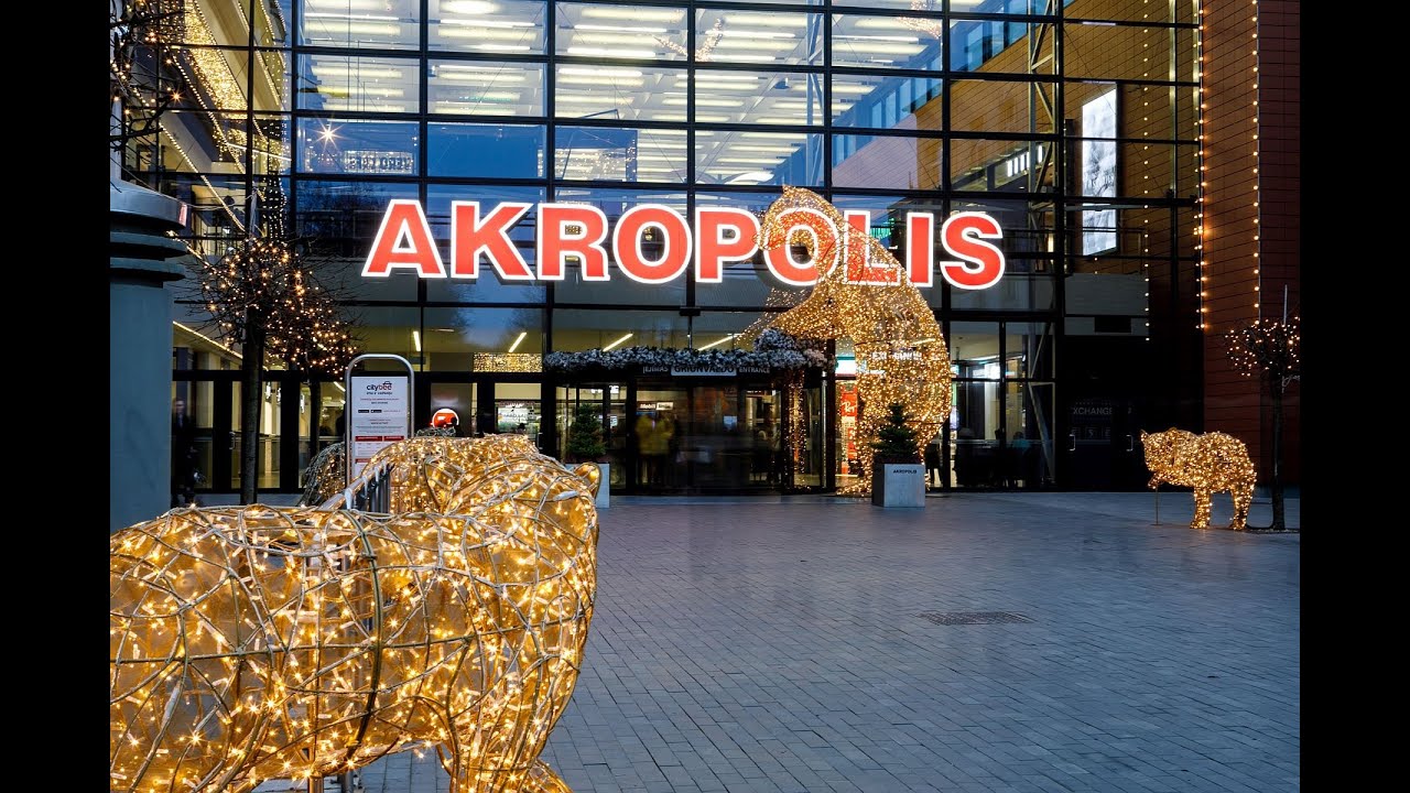 Kauno „Akropolis“ – prekybos ir pramogų centras . Bet išvažiuoti teko valanda . 2025.02.02