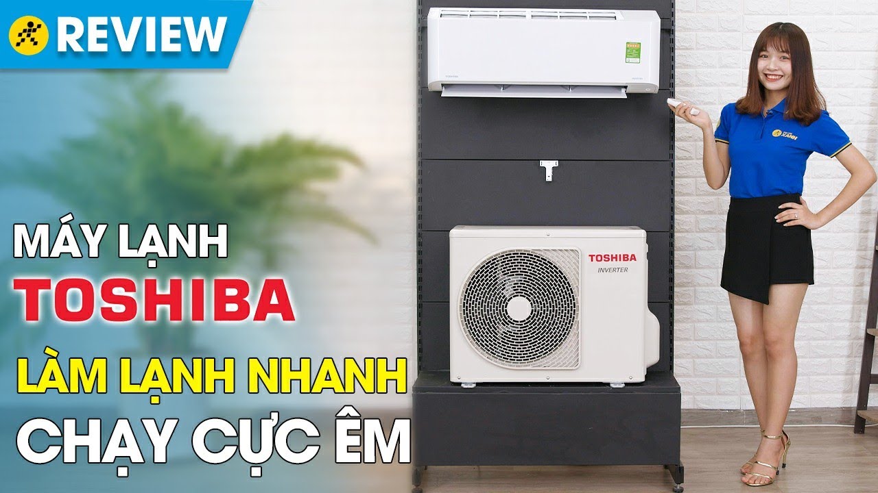 Máy lạnh Toshiba Inverter 1,5 HP: tiết kiệm điện, làm lạnh nhanh (RAS-H13C2KCVG-V) • Điện máy XANH