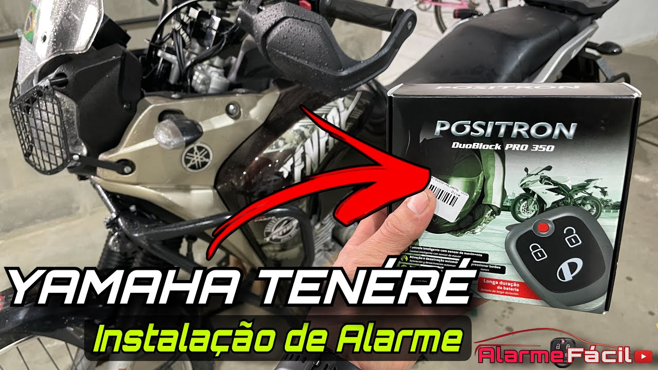 Dicas de Instalação de Alarme na Yamaha Tenéré ✅ Fio de Bloqueio