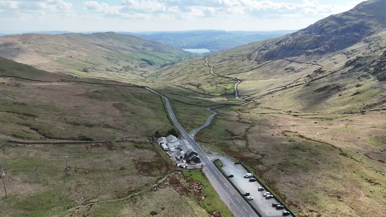 KIRKSTONE PASS & THE STRUGGLE,  LAKE DISTRICT - 24/4/2025 - DRONE WITH A VIEW - {4K} DRONE FOOTAGE