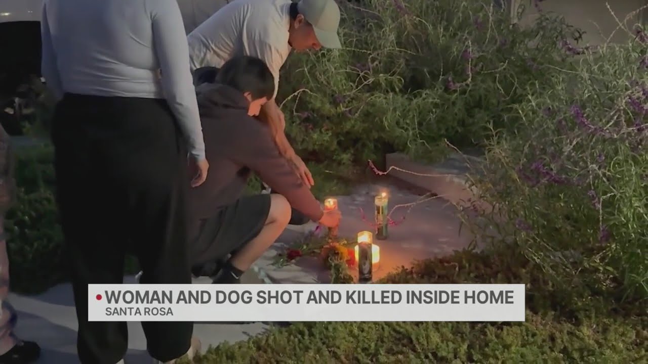 Woman, dog fatally shot inside Santa Rosa home