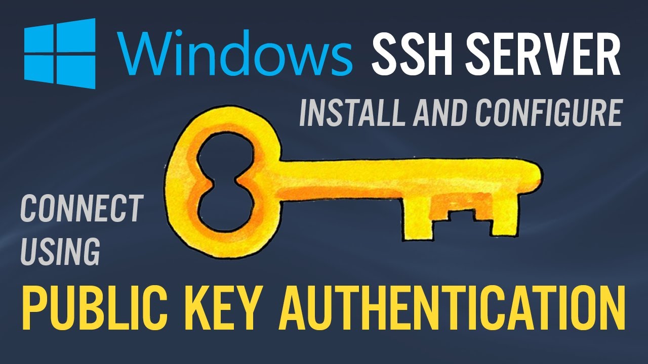 SSH для Windows с использованием открытого ключа