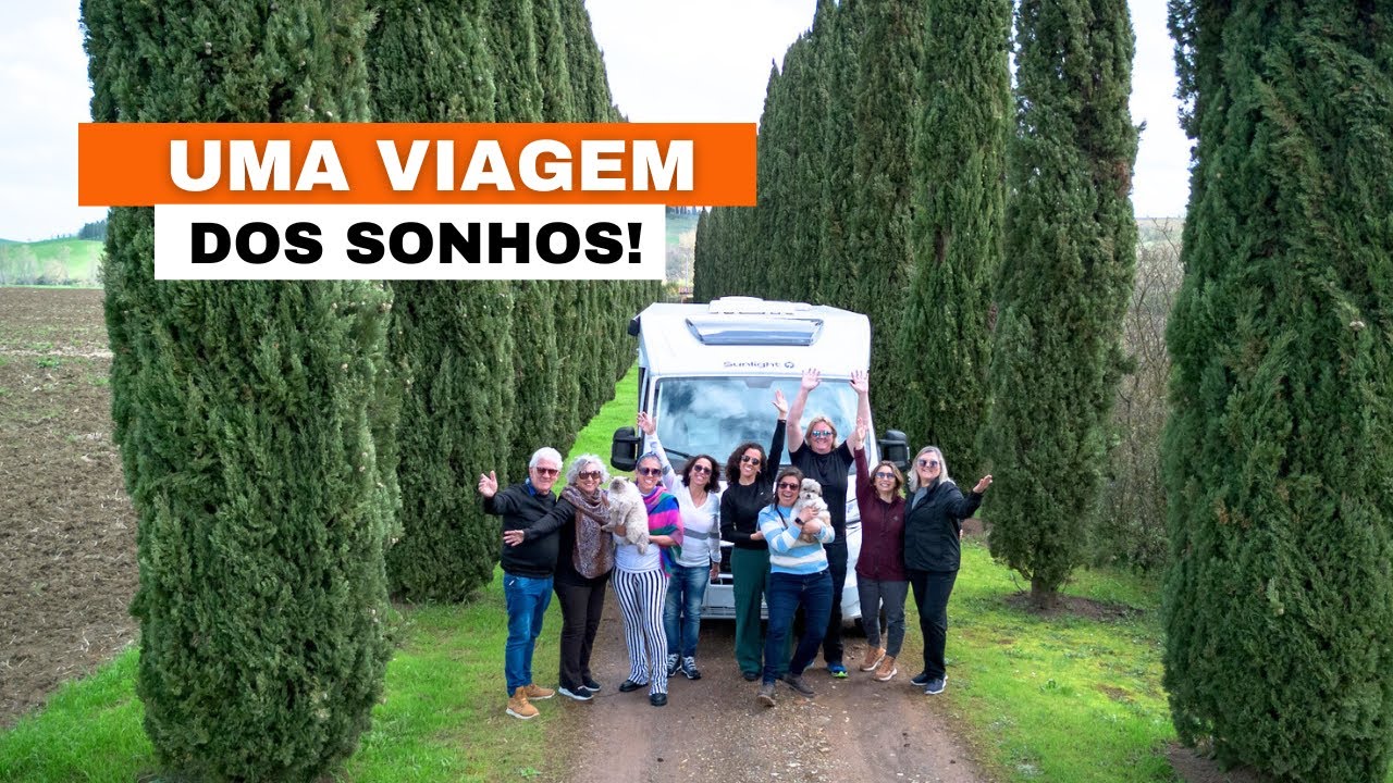 Nossa Expedição Completa pela Toscana de Motorhome!