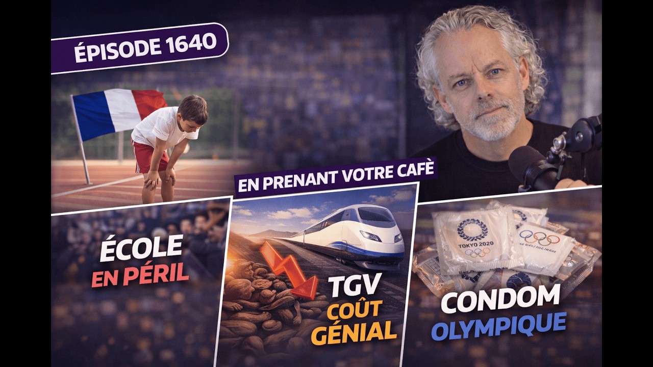 🎙️🟣 Épisode 1640 — École, TGV, crash de 1929 et condom olympique