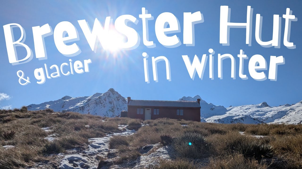 Brewster Hut in winter - 4K