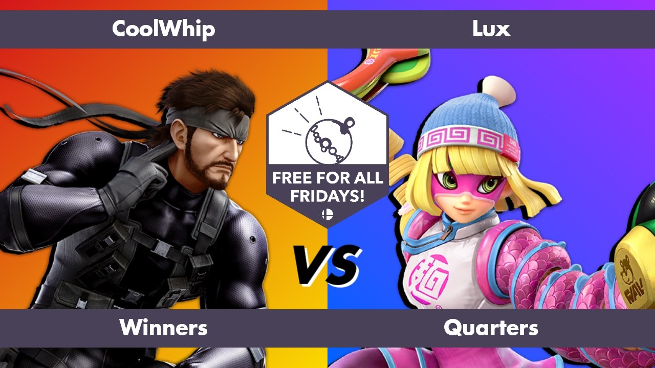 Free for All Fridays 80 Winners Quarters: CoolWhip (Snake) vs Lux (Min Min)