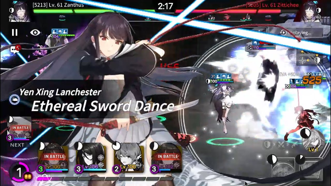 CounterSide: Tower sigma + lv.110 A.Mina so what (no awakened unit / grand master 4 rank arena PVP)