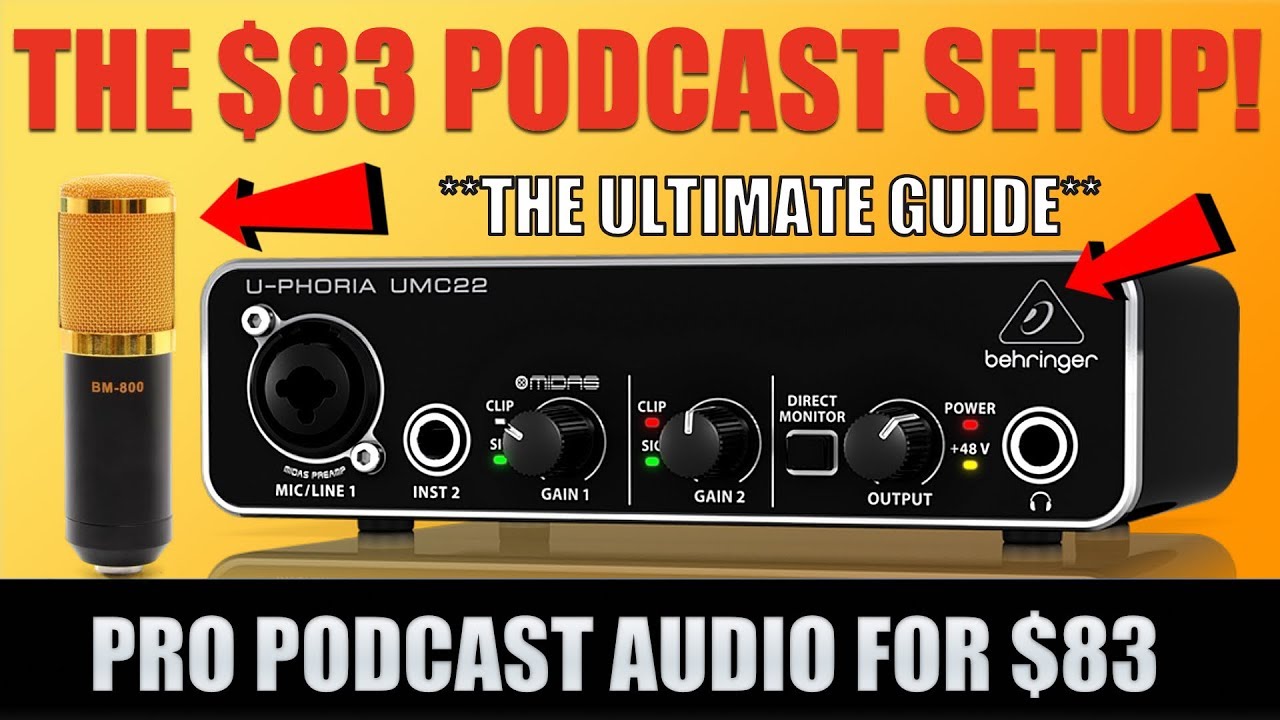 The BEST Cheap (Sub $85) Podcast Setup - A Beginners Setup Guide