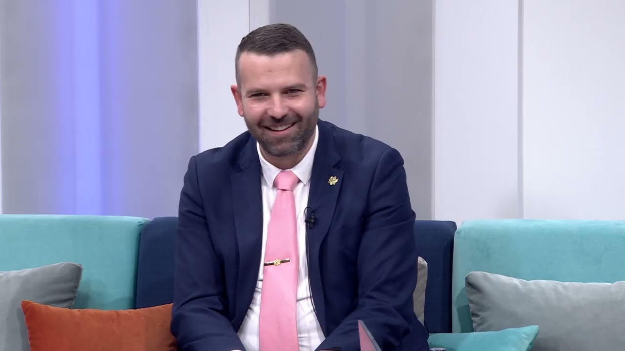 TV Vijesti, Boje jutra, gost: mr David Perčobić, direktor Zavoda za zapošljavanje Crne Gore