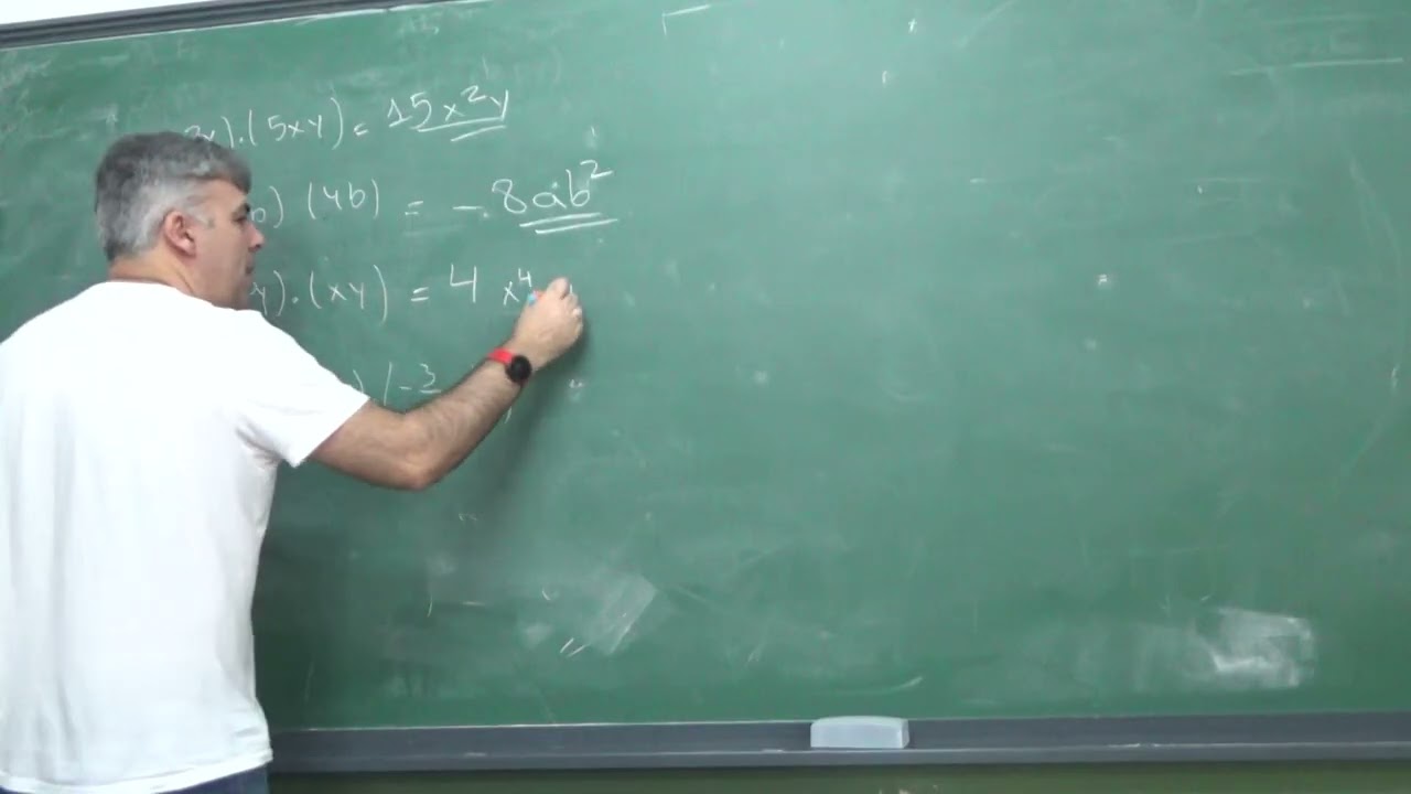 Operaciones con monomios