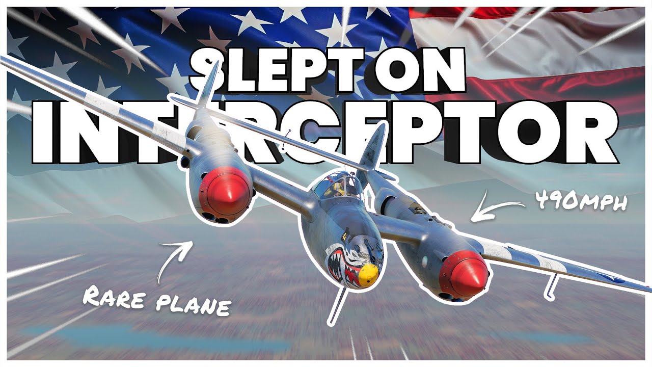 Этот РЕДКИЙ перехватчик СПИТ (War Thunder XP-38G)
