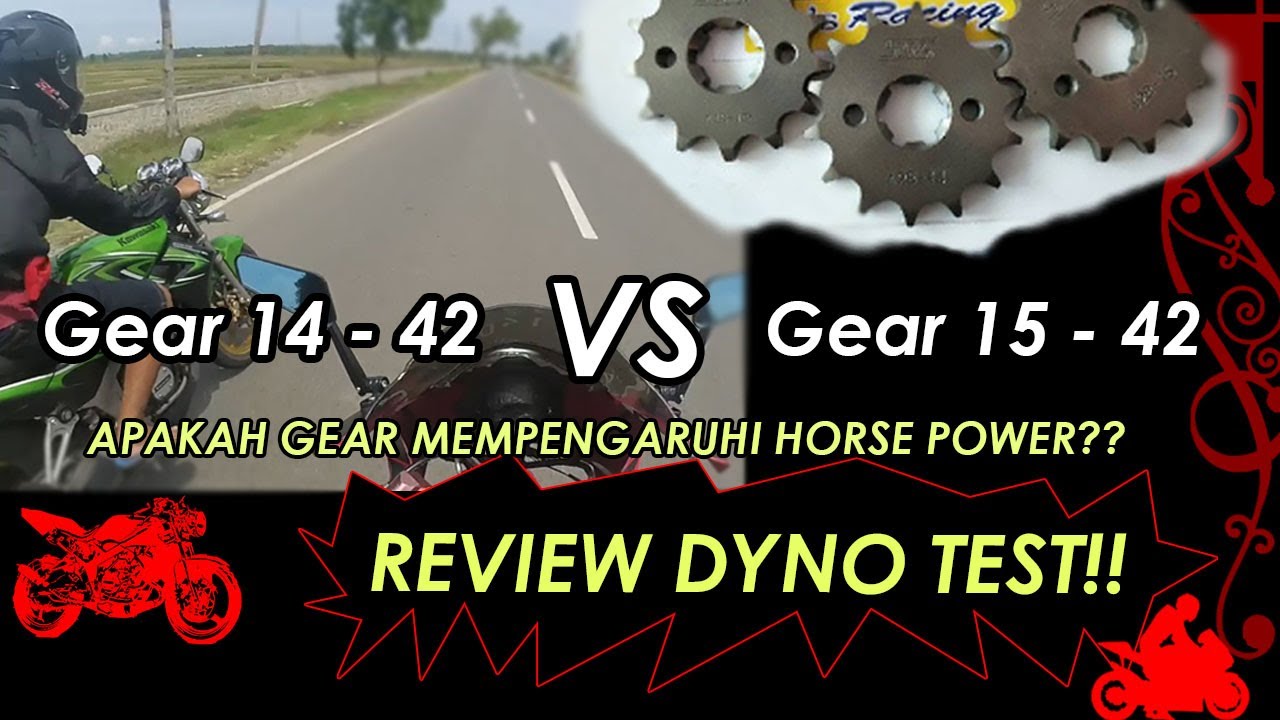 Review Dyno -  Gear Rasio Rendah vs Gear Rasio Tinggi + di jalan Daendeles
