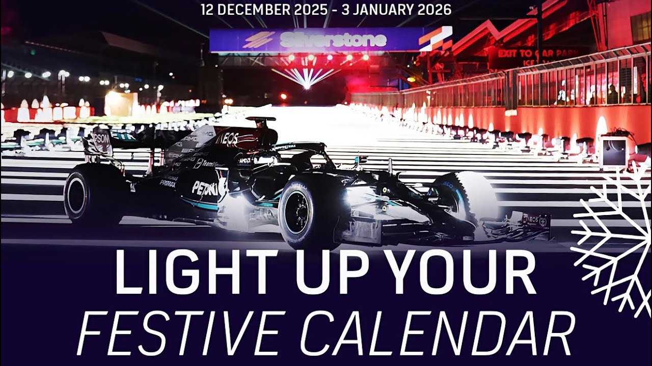 🏁✨ The Coyles Visit - Silverstone Lap of Lights 2025 | Christmas Magic on the Iconic F1 Circuit! 🎄🚗