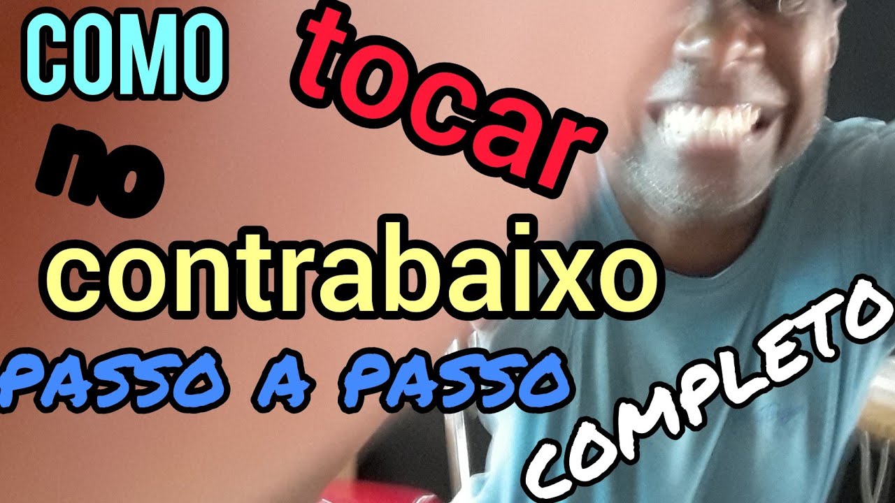 JESUS EM TUA PRESENCA /como tocar no contrabaixo em um 