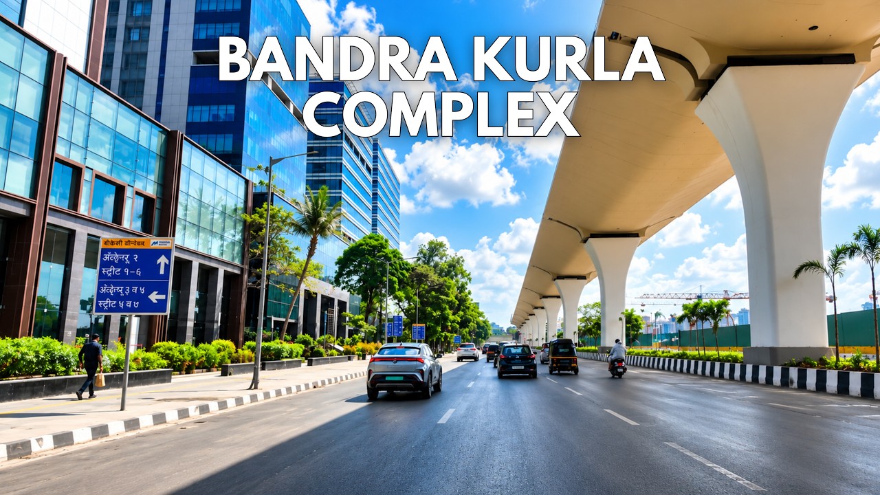 Driving Through Mumbai's BKC | India's Modern Financial District | 4K HDR